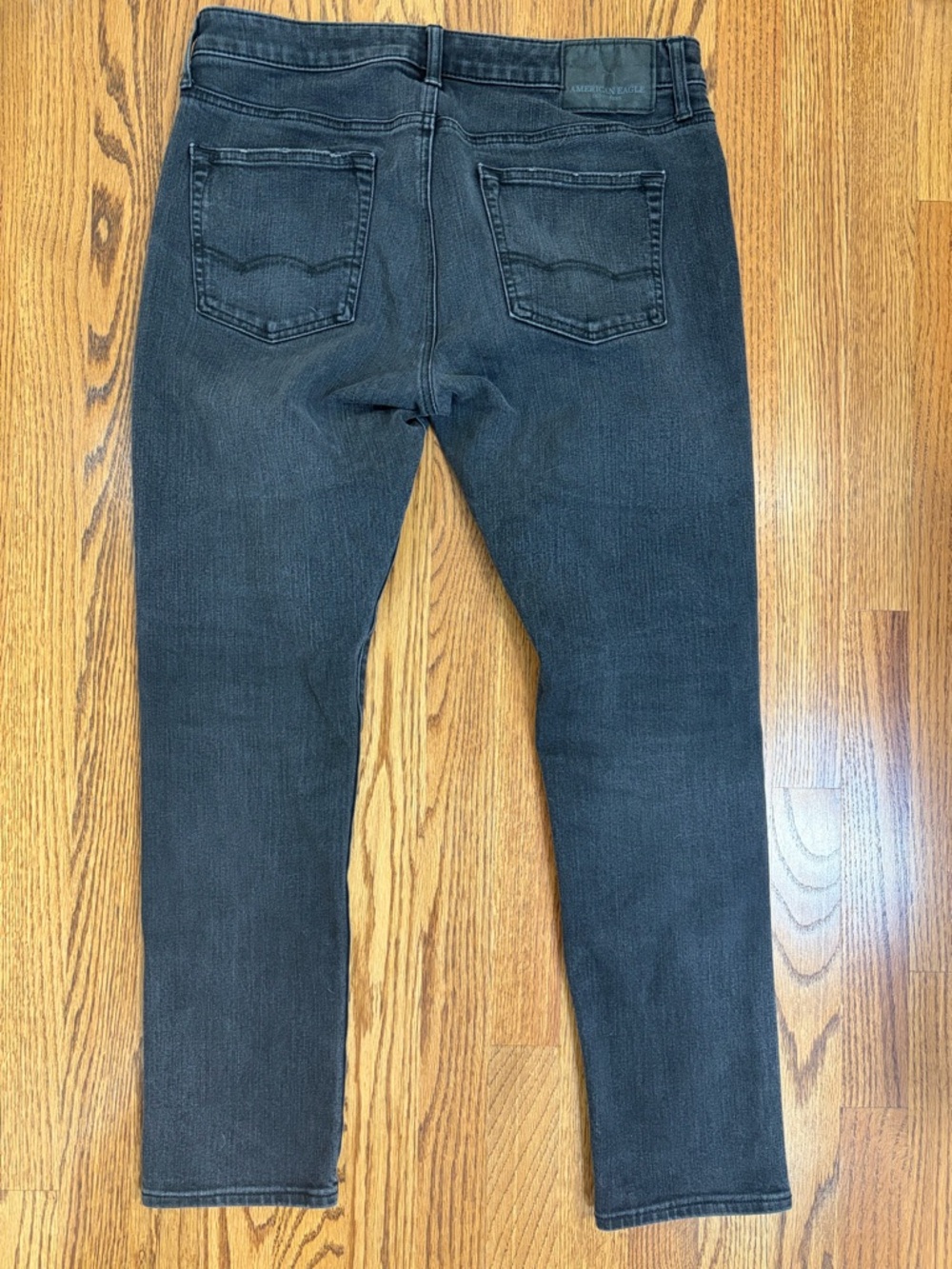 American Eagle 32 x 28 Extreme Flex 4  Dark Gray Slim Jeans - Picture 2 of 7